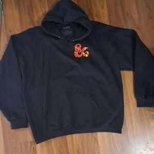 Dungeons And Dragons Men's Black Hoodie with Owl bear